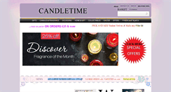 Desktop Screenshot of candletime.co.uk