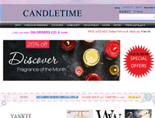 Tablet Screenshot of candletime.co.uk